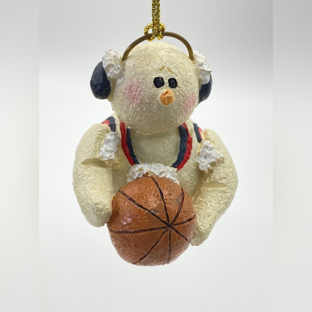 ENCORE Basketball Player Ornament Vintage NIB Christmas Holiday